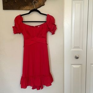 Boutique Red Mini Dress